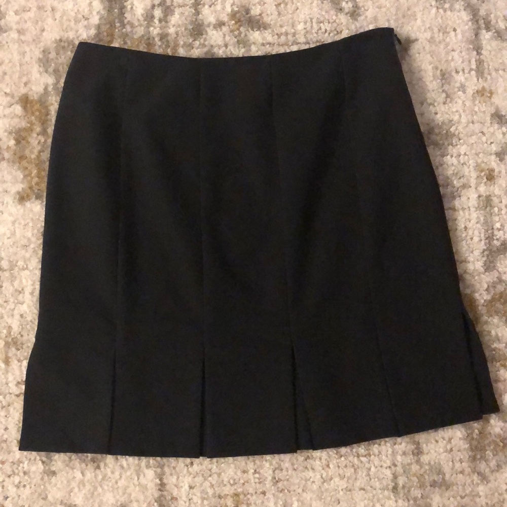White House Black Market interesting black skirt